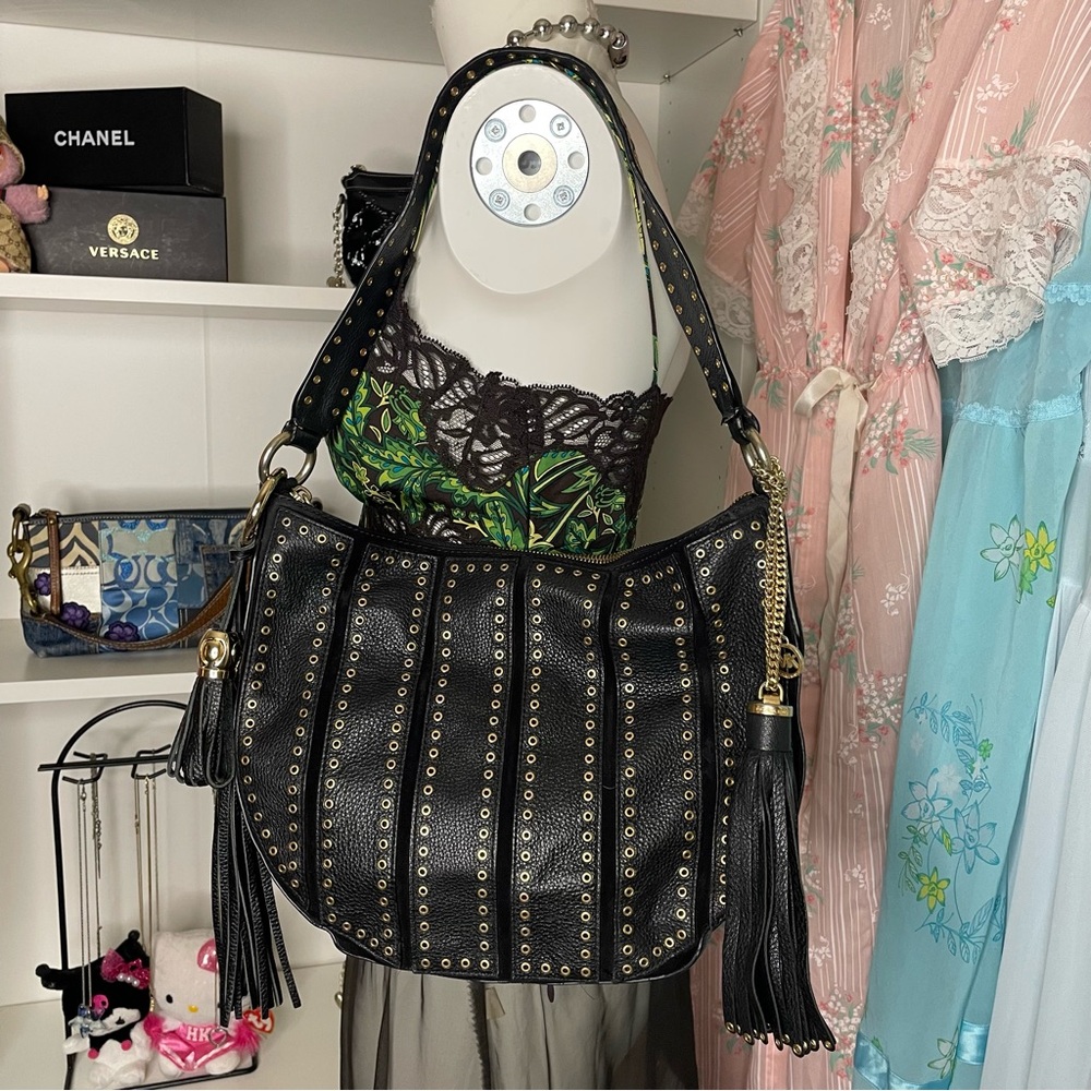 Michael Kors Brooklyn Grommet Hobo Bag